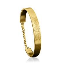 Gouden plaatarmband