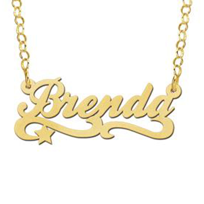 Gouden naamketting Brenda Names4ever