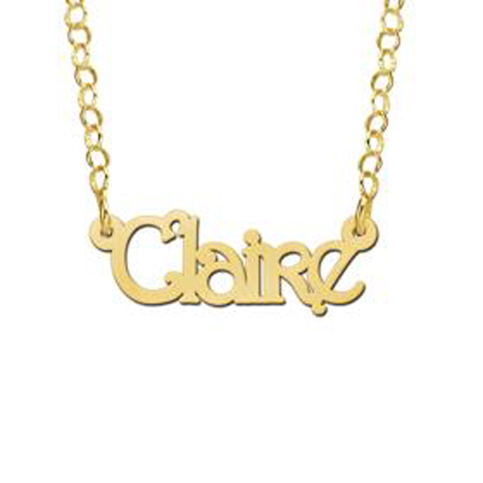 Gouden naamketting Claire Names4ever