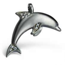 Dolfijn met zirkonia's