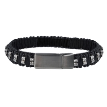 As armband Black silver