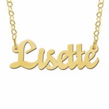 Gouden naamketting