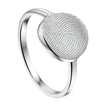 Zilveren vingerafdruk ring 11mm