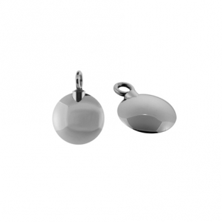 Ashanger rond zilver
