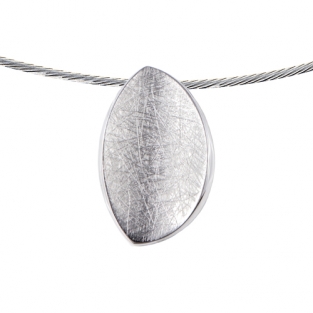 Design ashanger zilver met asbuisje