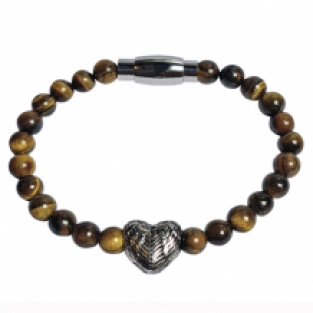 As armband tiger eye kralen