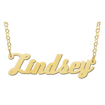Gouden naamketting Lindsey Names4ever