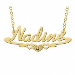 Gouden naamketting