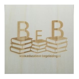 Logo op hout