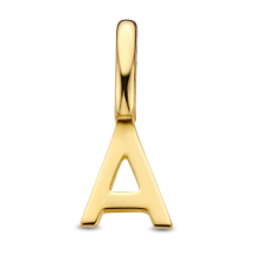 Gouden hanger letter