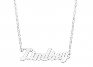 Zilveren naamketting Lindsey Names4ever